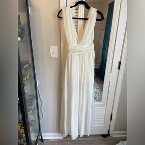 Elegant White Maxi Dress